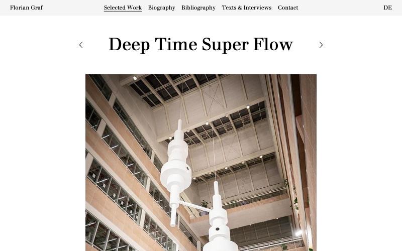 Florian Graf — Deep Time Super Flow project