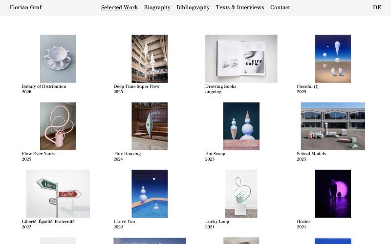Florian Graf — selected work